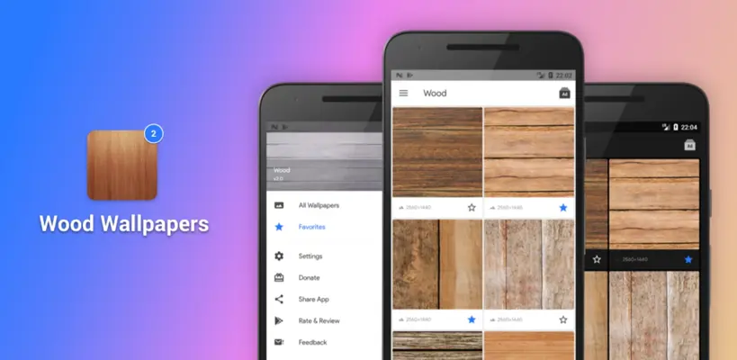 Wood Wallpapers android App screenshot 0