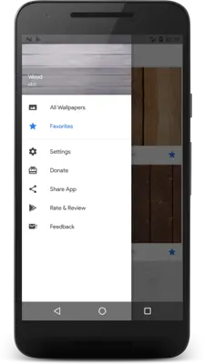 Wood Wallpapers android App screenshot 1