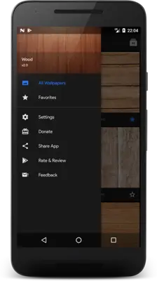 Wood Wallpapers android App screenshot 4